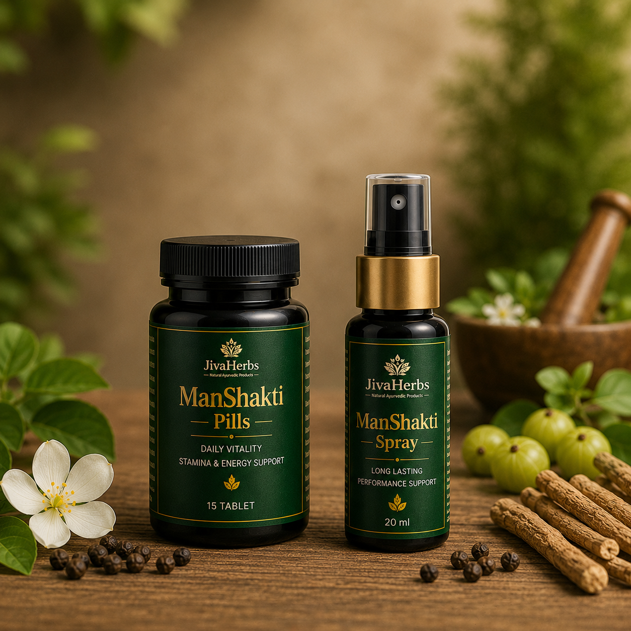 ManShakti Pills + Spray Combo